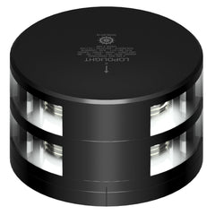 Lopolight 201-011KLST-FB-B Double Stacked Masthead Light - 3NM - Black Housing w/FB Base