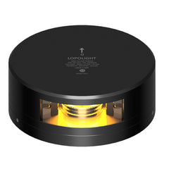 Lopolight 201-013-FB-B Yellow Towing Light - 2NM - Black Housing w/FB Base