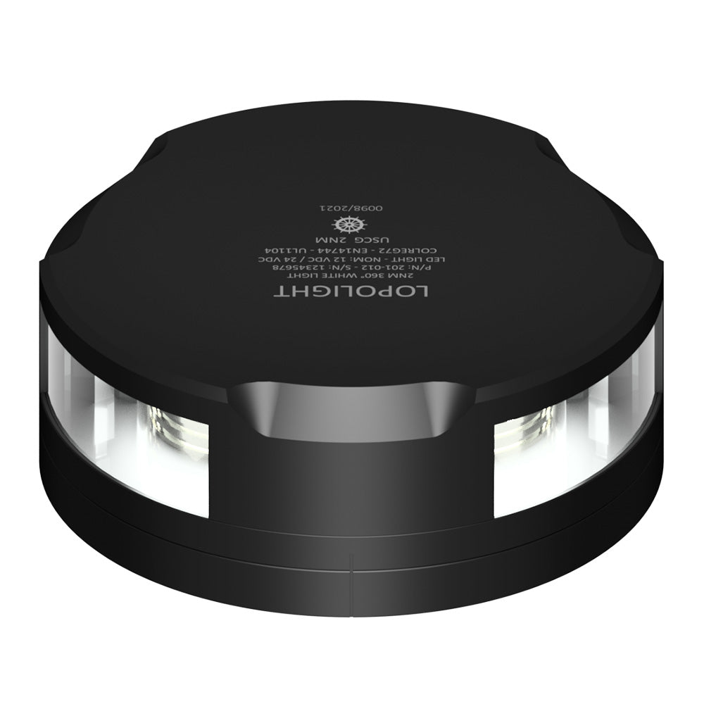 Lopolight 201-021-FB-B Masthead/360-Degree Light - 3NM - Black Housing w/FB Base