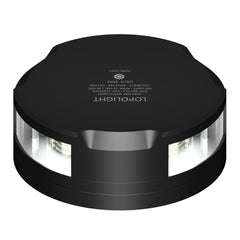 Lopolight 201-021-FB-B Masthead/360-Degree Light - 3NM - Black Housing w/FB Base