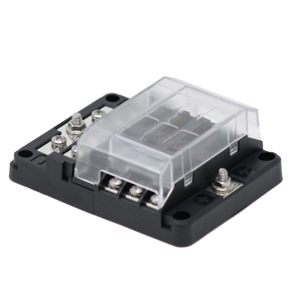 Egis 8025-D-1 RT Fuse Block 6 Position w/Ground & LED Indication