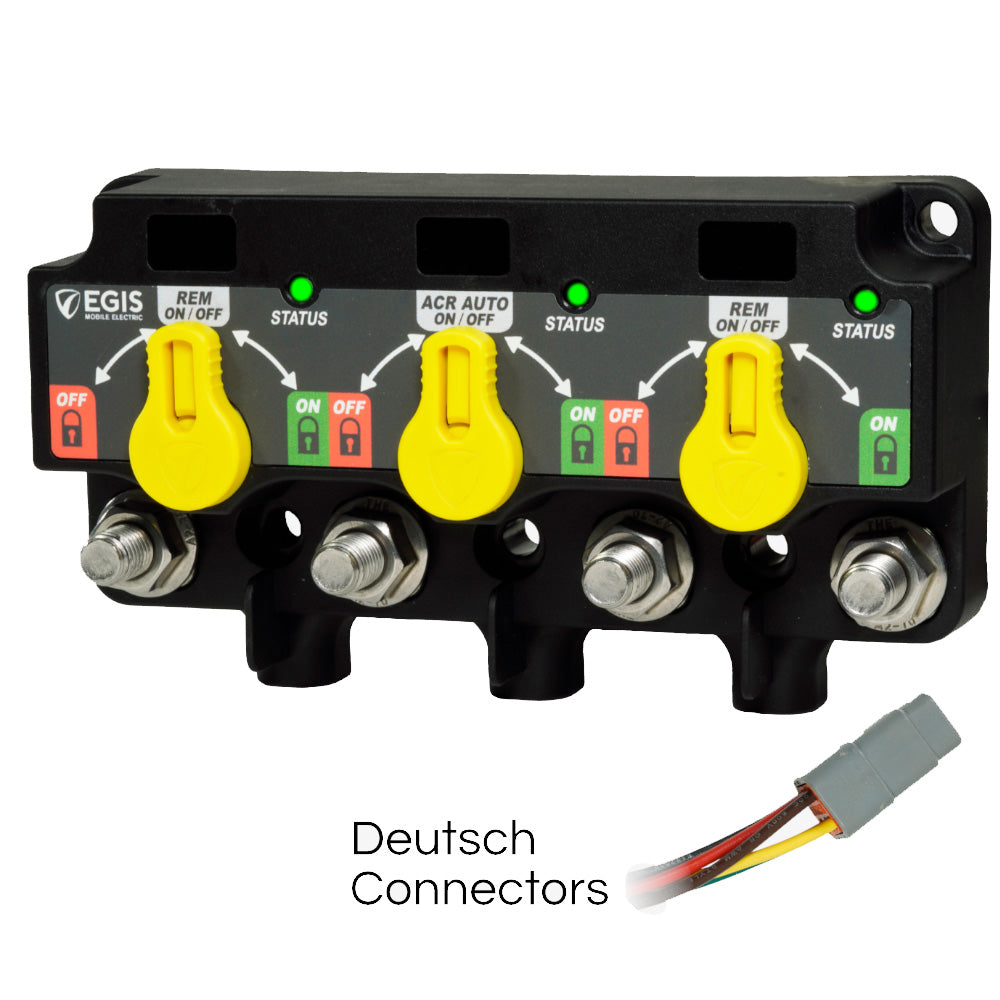 Egis 8830-1535 XD Series Triple Flex 2 Relay-ACR-Relay w/Knobs & 3X DTM Connector