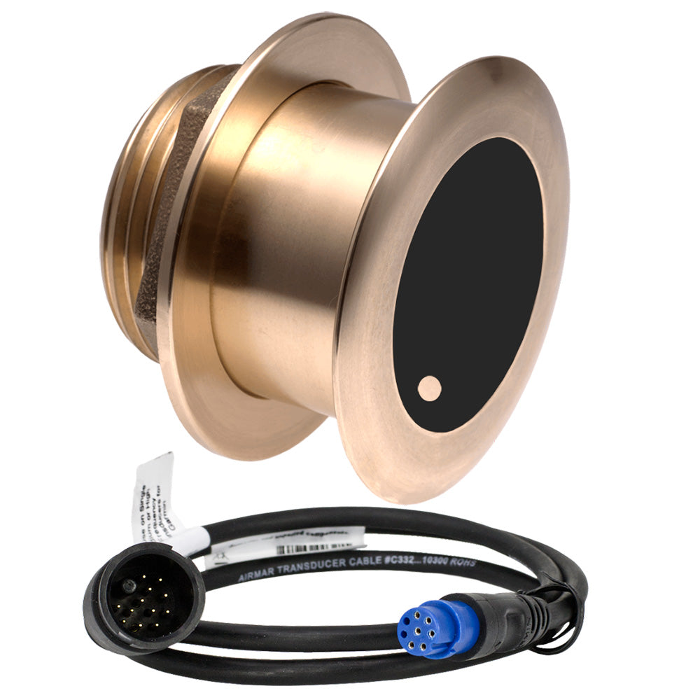 Airmar B175MW Med Ultra Wide 1kW, 20 Degree Chirp Thru-Hull Transducer f/8-Pin Garmin