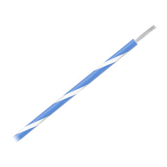 Pacer WUL16BL-9-500 16 AWG Gauge Striped Marine Wire 500' Spool - Blue w/White Stripe