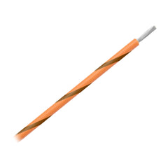 Pacer WUL14OR-1-500 14 AWG Gauge Striped Marine Wire 500' Spool - Orange w/Brown Stripe