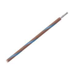 Pacer WUL16BR-6-500 16 AWG Gauge Striped Marine Wire 500' Spool - Brown w/Blue Stripe