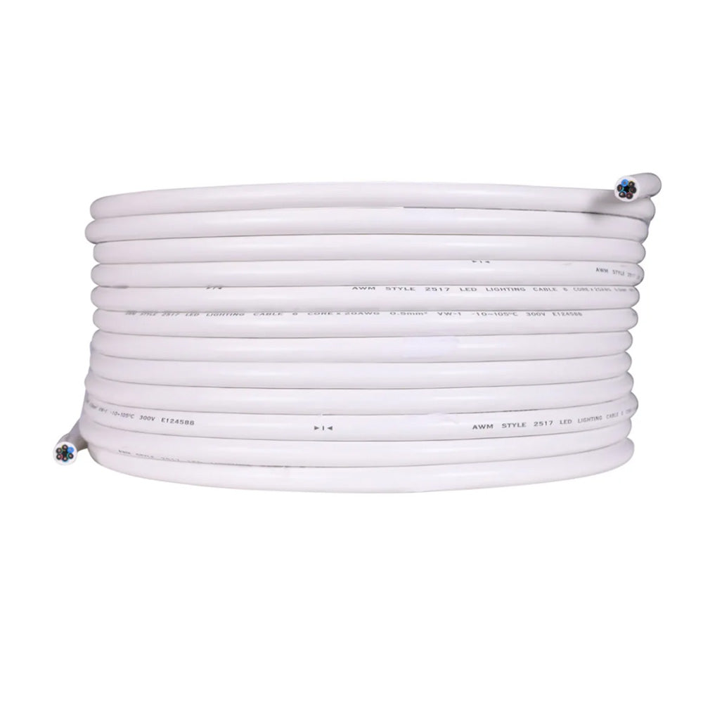 Fusion 010-13386-00 Marine LED Cable (6 Core x 20 AWG, 0.5 sq mm)