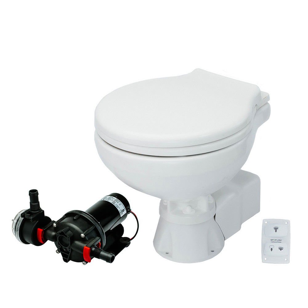 Johnson Pump 80-47231-02 AquaT Toilet Silent Electric Compact - 24V