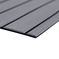 SeaDek 32279-80066 40" x 80" 6mm Teak Full Sheet - Brushed Texture - Storm Grey/Black (1016mm x 2032mm x 6mm)
