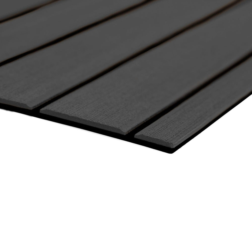 SeaDek 32279-80067 40" x 80" 6mm Teak Full Sheet - Brushed Texture - Dark Grey/Black (1016mm x 2032mm x 6mm)