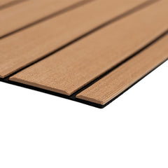 SeaDek 32279-80093 40" x 80" 6mm Teak Full Sheet - Brushed Texture - Mocha/Black (1016mm x 2032mm x 6mm)