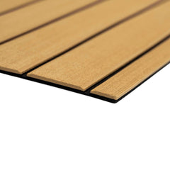 SeaDek 32279-80105 40" x 80" 6mm Teak Full Sheet - Brushed Texture - Camel/Black (1016mm x 2032mm x 6mm)