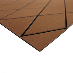 SeaDek 56411-89905 40" x 80" 6mm Two Color Diamond Full Sheet - Brushed Texture - Brown/Black (1016mm x 2032mm x 6mm)