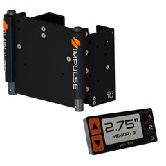 IMPULSE 75071-B XL 10" Set Back Electric Jack Plate w/Smart Control - Black Anodized