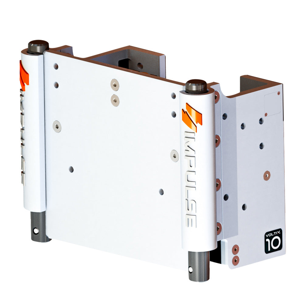 IMPULSE 75073-W XL 10" Set Back Electric Jack Plate w/Standard Control - White Cerakote