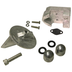 Performance Metals 10205A Mercruiser Alpha 1 Gen 1 Complete Anode Kit (No Power Steering) - Aluminum