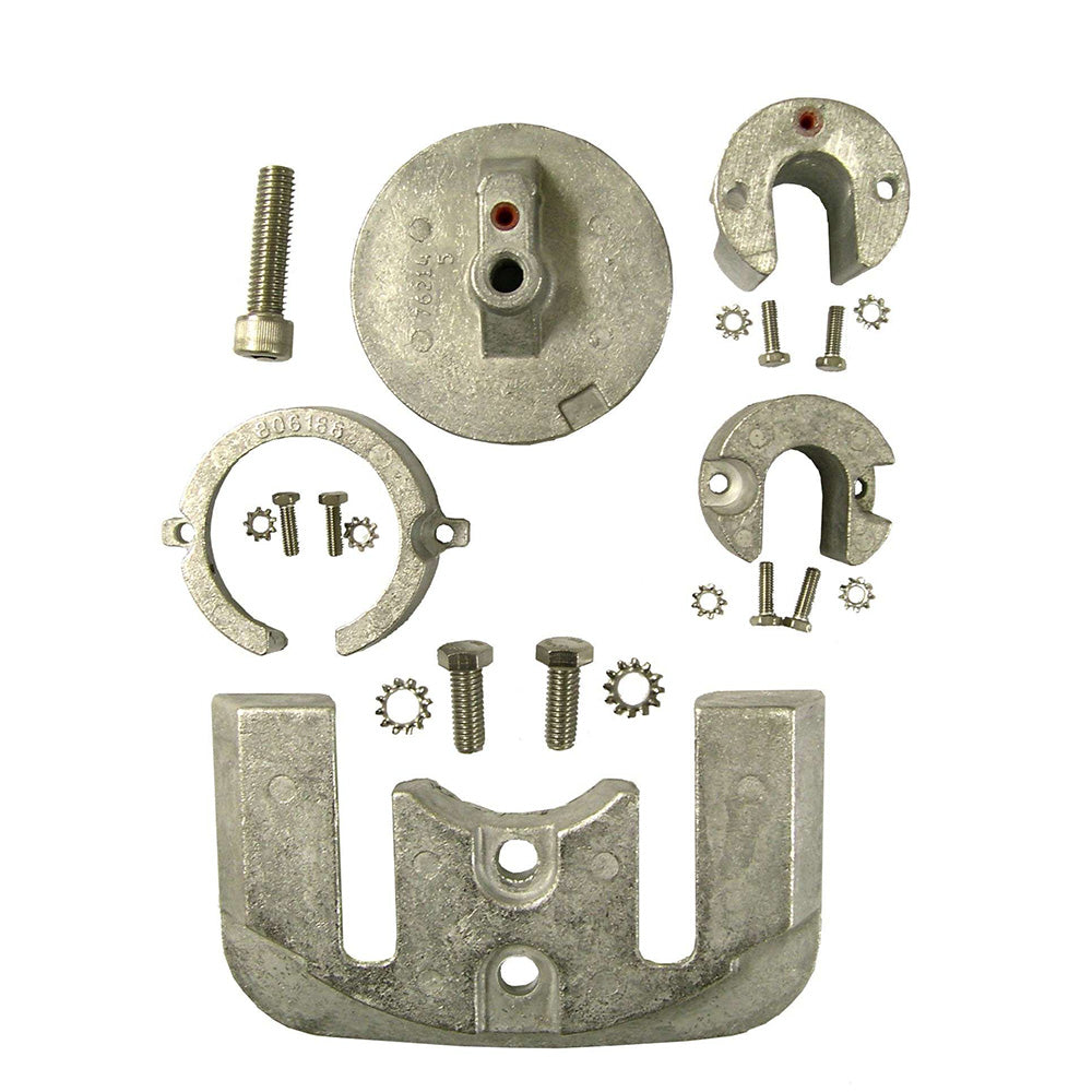 Performance Metals 10060A Mercruiser Bravo 1 Complete Anode Kit - Aluminum\\