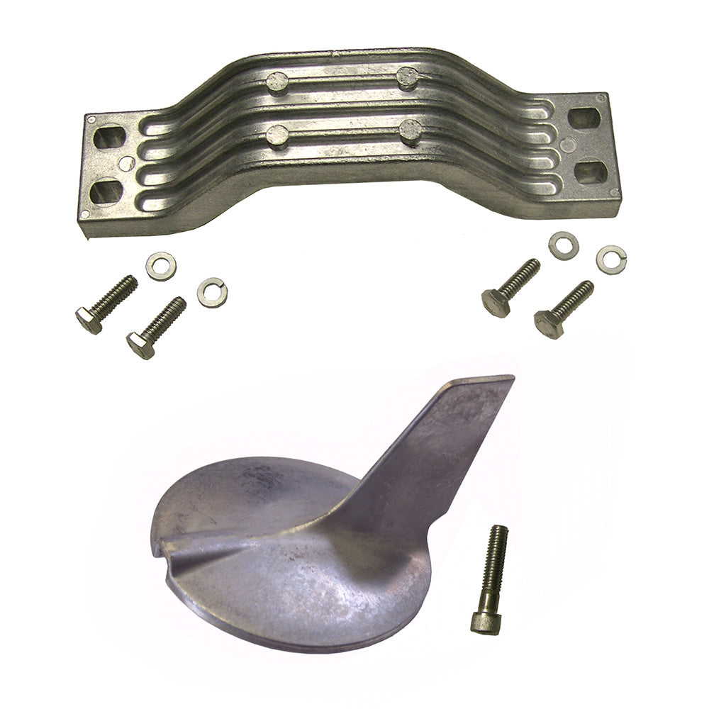 Performance Metals 10186A Yamaha 200-300HP 2 Stroke Outboard Complete Anode Kit - Aluminum
