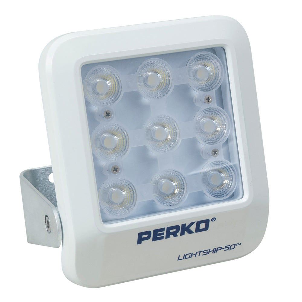 Perko 1643050S0W Lightship 50 LED High Performance Spotlight - 12/24V - White