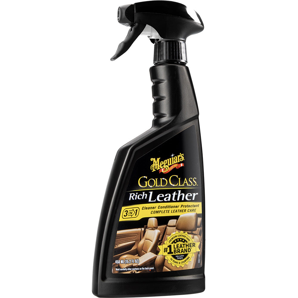 Meguiar G10916 Gold Class Rich Leather Spray - 15.2 oz.