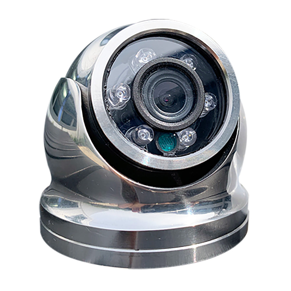 Iris IRIS-S060-18 Hi-Resolution Analog Mini Dome Camera - 316 Stainless Steel - CVBS - TVI