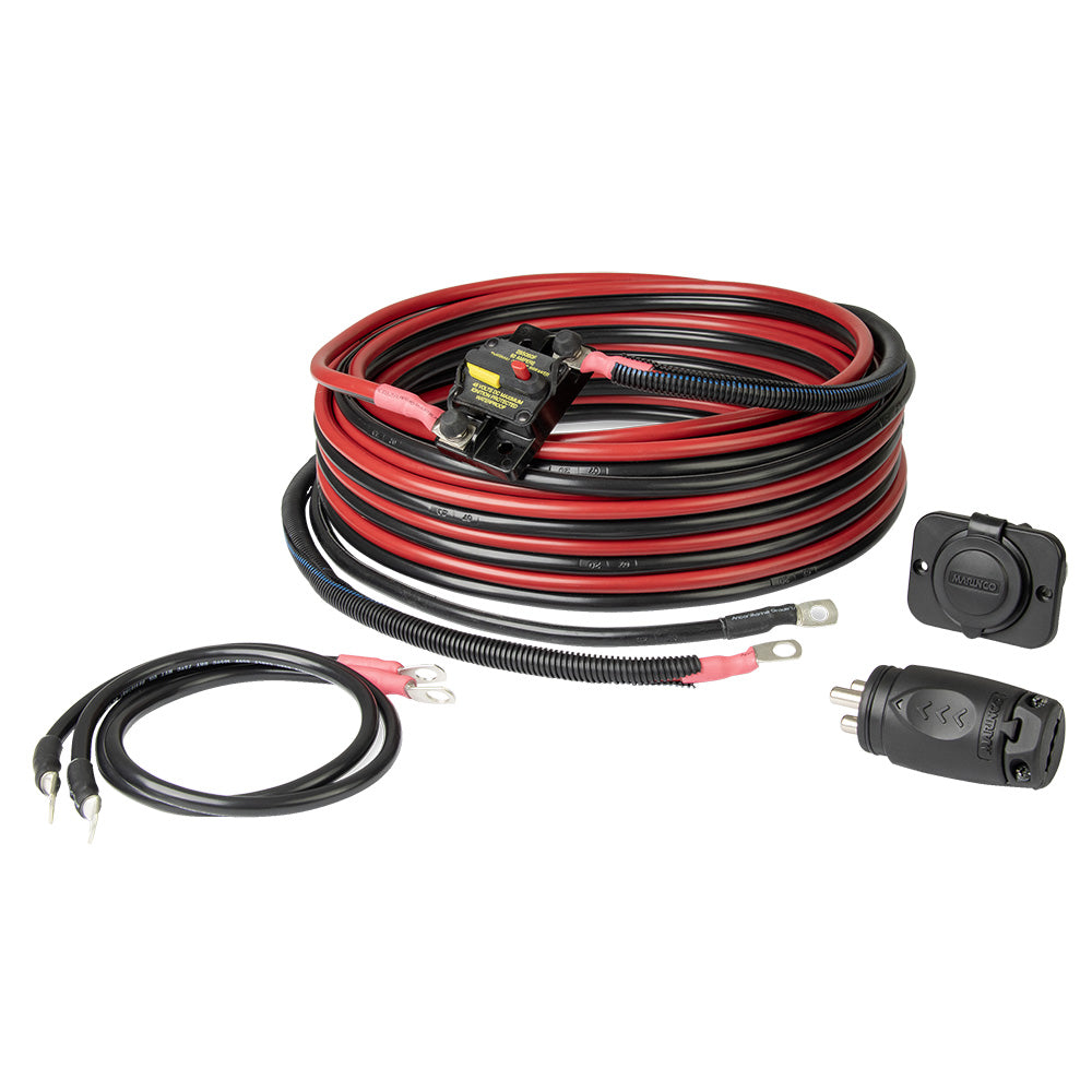 Marinco 36VWKS3 36V Trolling Motor Wiring Kit w/70A Plug & Receptacle