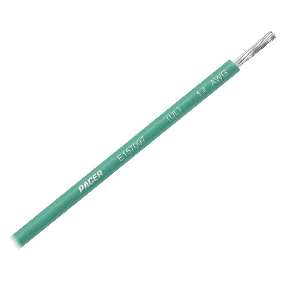 Pacer WUL14GN-25 Green 14 AWG Primary Wire - 25'
