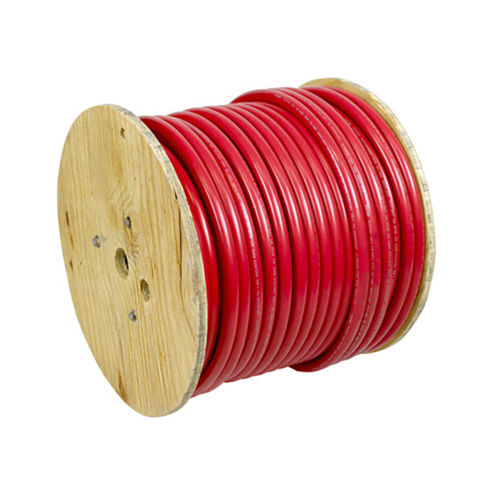 Pacer WUL1/0RD-250 Red 1/0 AWG Battery Cable - 250'