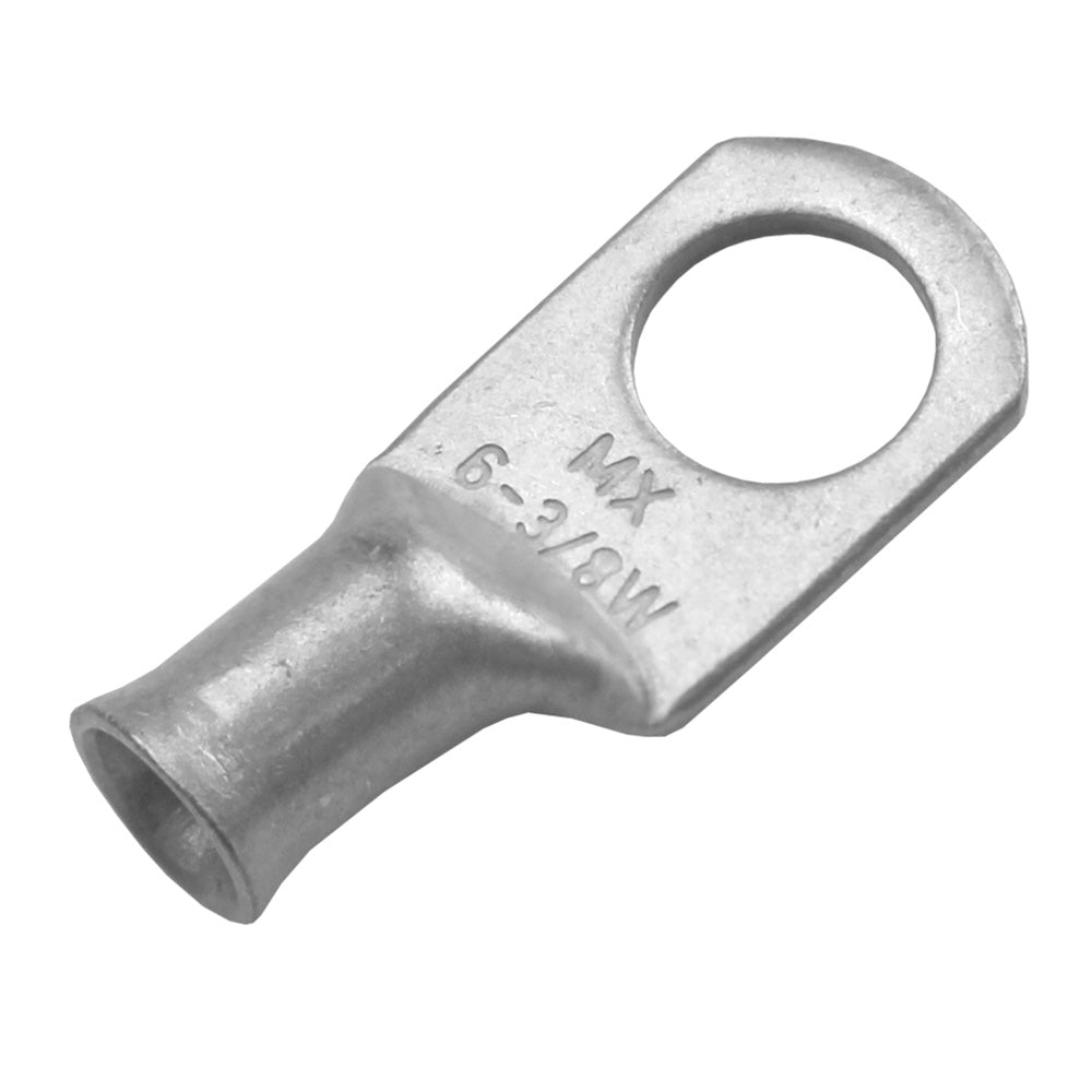 Pacer TAE6-38R-10 Tinned Lug 6 AWG - 3/8" Stud Size - 10 Pack