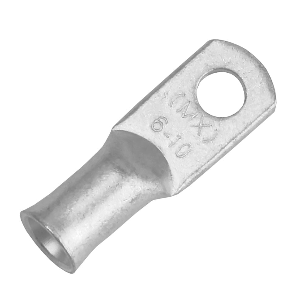 Pacer TAE6-10R-10 Tinned Lug 6 AWG - #10 Stud Size - 10 Pack