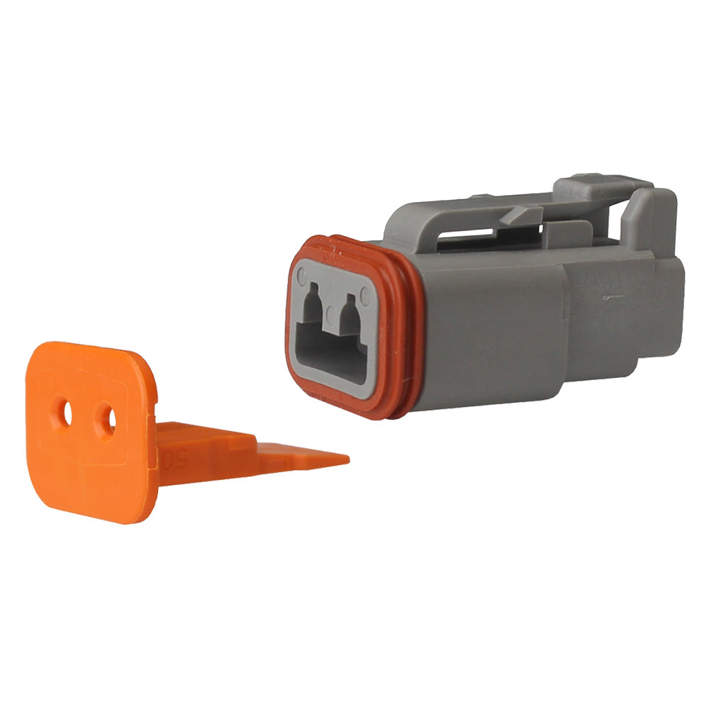 Pacer TDT06-2S-10 Deutsch DT Plug & Wedge Lock Kit - 2 Position - 10 Pack