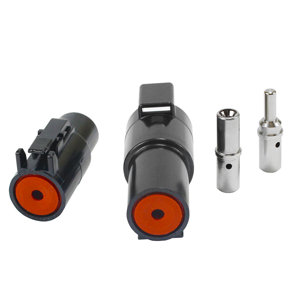 Pacer TDTHD-1-8KT Deutsch 10-8 AWG DTHD Power Plug & Receptacle w/Pin & Socket