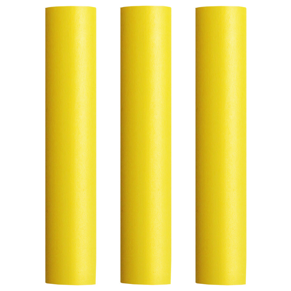 Pacer BEHS1-12YL-3 Battery Cable Heat Shrink Tubing - 1" x 12" - Yellow (3-Pieces)