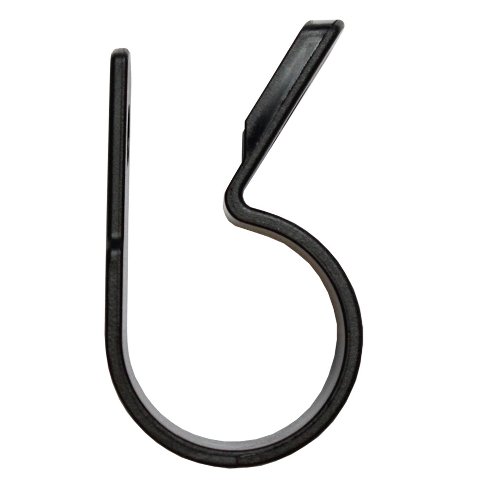 Pacer BCCH06-25BK UV Resistant Nylon C-Clamps - 3/8" - Black - 25 Pack