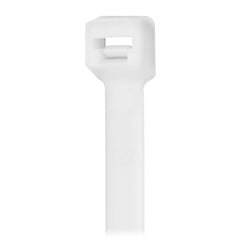 Pacer CT2S-100 8" Cable Tie - Natural Color - 50lb Tensile Strength - 2" Bundle Diameter - 100 Piece Bag