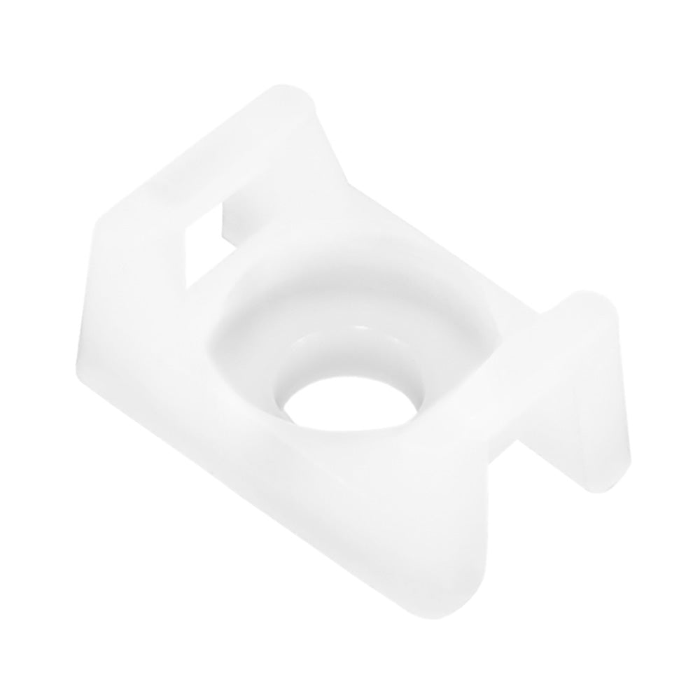 Pacer CTM2S8-100 Screw Down Cable Tie Mount - #8 Screw Mount Method - Natural Color - 100 Pack