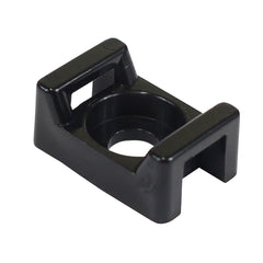 Pacer CTM2S8BK-100 Screw Down Cable Tie Mount - #8 Screw Mount Method - Black - 100 Pack