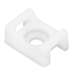 Pacer CTM3S10-100 Screw Down Cable Tie Mount - #10 Screw Mount Method - Natural Color - 100 Pack
