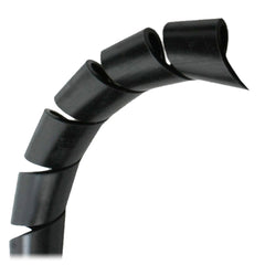 Pacer BSW3/8BK-100 3/8" Spiral Wrap - Black - 100' Roll