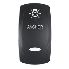Pacer EV2LE-ANC Actuator - 'ANCHOR' f/V Series Contura Switches - Black - Laser Etched (Top/Bottom Light)