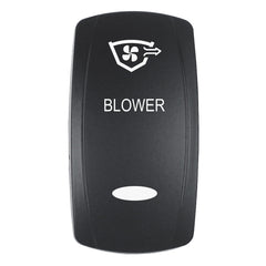 Pacer EV2LE-BLWR Actuator - 'BLOWER' f/V Series Contura Switches - Black - Laser Etched (Top/Bottom Light)