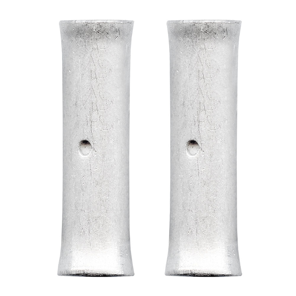 Pacer TBS1/0-2 Seamless Butt Splice - 1/0 AWG - Non-Insulated - 2 Pack