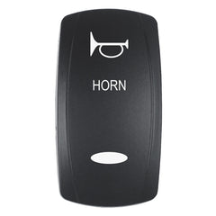 Pacer EV2LE-HRN Actuator - 'HORN' f/V Series Contura Switches - Black - Laser Etched (Top/Bottom Light)