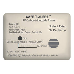 Safe-T-Alert 62-541-WT 62 Series Carbon Monoxide Alarm - 12V - RV Surface Mount - White