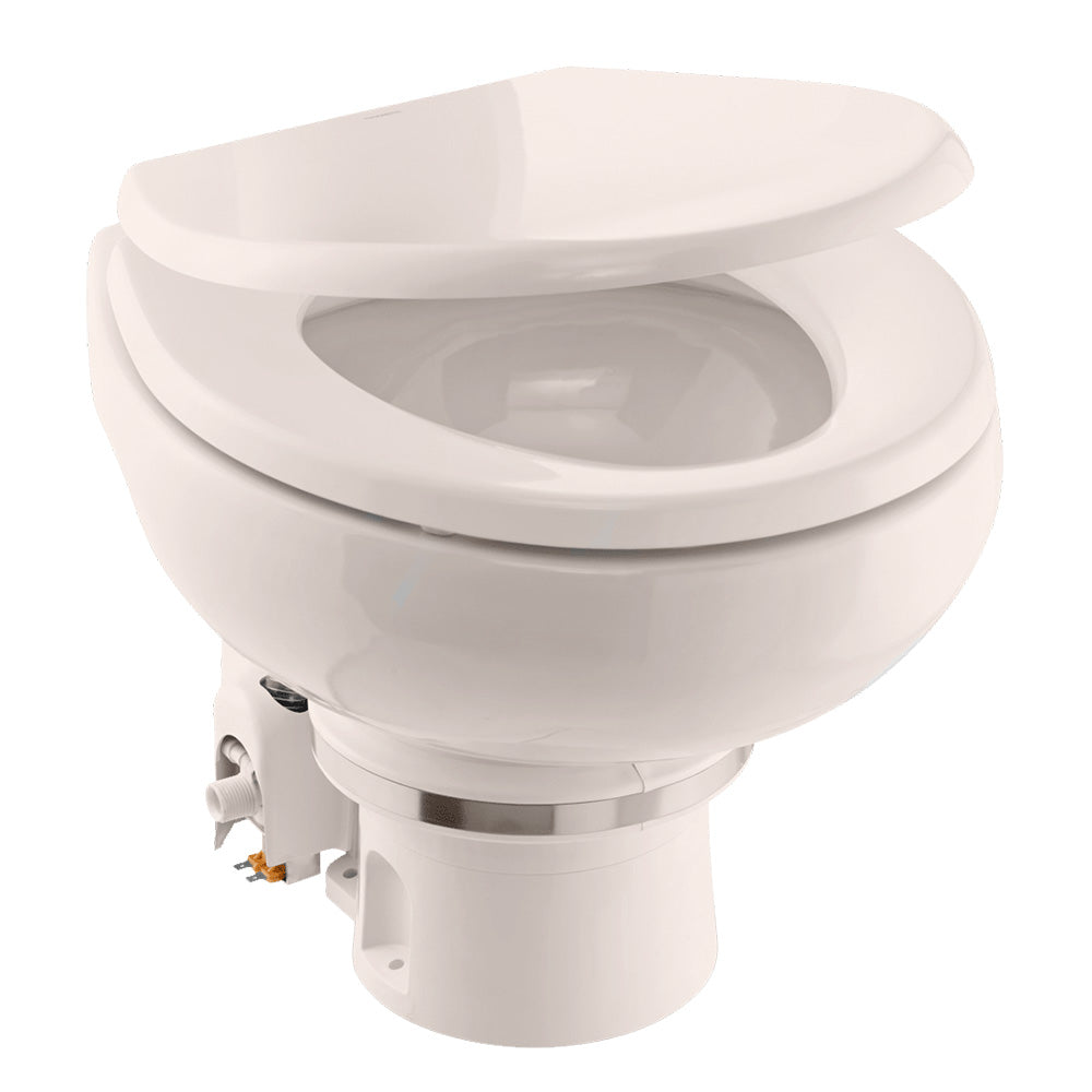 Dometic 9610007272 MasterFlush MF 7120 - Bone - Electric Macerating Toilet w/Orbit Base & Slow Close Seat - Freshwater - 12V