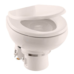 Dometic 9610007272 MasterFlush MF 7120 - Bone - Electric Macerating Toilet w/Orbit Base & Slow Close Seat - Freshwater - 12V