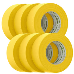 FrogTape 105322 CP 225 Medium-High Adhesion Masking Tape - 48MM x 55M x 6-Pack - Gold - Rated f/225 DegreeF
