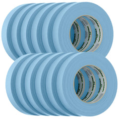 FrogTape 105327 CP 250 Medium-High Adhesion Masking Tape - 24MM x 55M x 12-Pack - Light Blue - Rated f/250 DegreeF