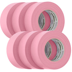 FrogTape 105335 CP 325 Medium-High Adhesion Masking Tape - 48MM x 55M x 6-Pack - Pink - Rated f/325 DegreeF