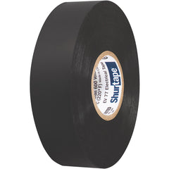 Shurtape 104706 EV 077B Professional Grade Black Electrical Tape f/Insulating & Splicing - 3/4" x 66' - 10-Pack